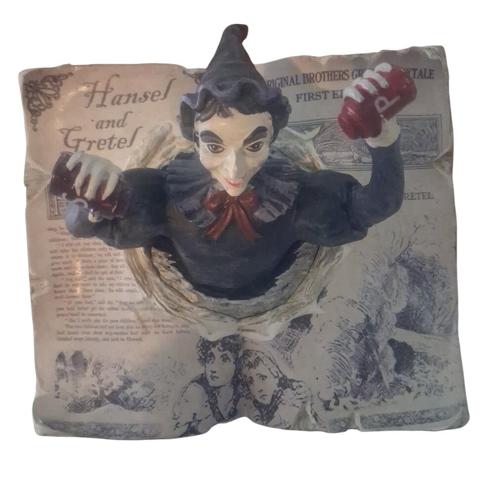 Ashland Halloween Ashland 7" Witch from Hansel and Gretel Book Tabletop Decor